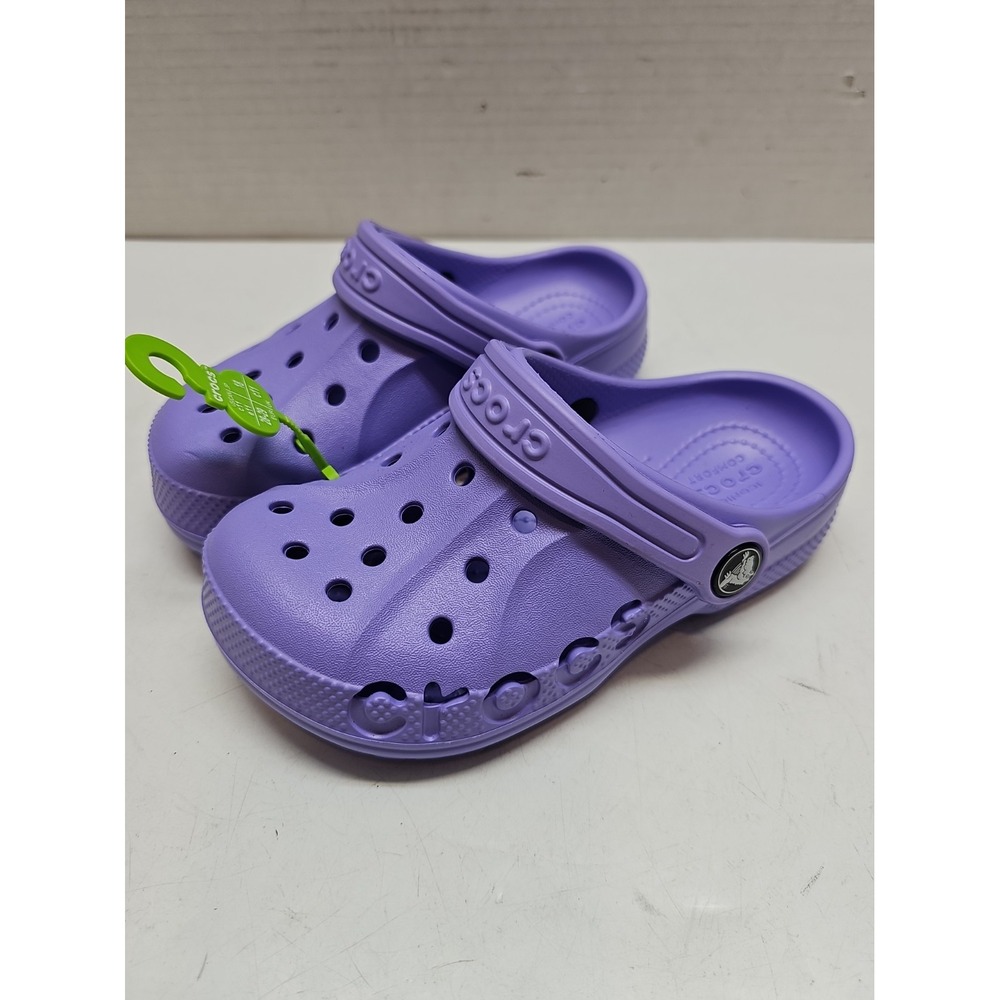 Crocs Child Classic Clog Purple US C11 Slip On